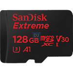 Карта памяти SanDisk Extreme microSDXC Class 10 UHS Class 3 V30 A1 100MB/s 128GB