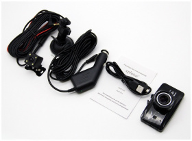 Автомобильный видеорегистратор Eplutus DVR-921 регистратор авто 2 камеры с Wifi