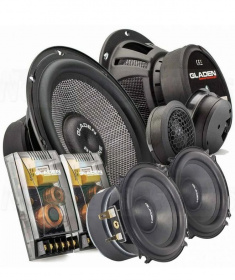 фото Gladen RS 165.3 3-компонентная акустика 100/150W от интернет-магазина DJ-Car.pro