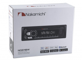 Nakamichi NQ511BW магнитола 1DIN с Bluetooth и USB