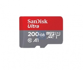 фото Карта памяти SanDisk Ultra microSDXC Class 10 UHS Class 1 A1 100MB/s 200GB + SD adapter