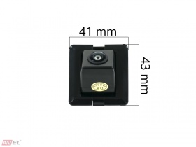 CCD HD штатная камера заднего вида AVS327CPR (#105) для VOLKSWAGEN TOUAREG I (2003-2010) / TIGUAN / PORSCHE CAYENNE I (2002-2010)