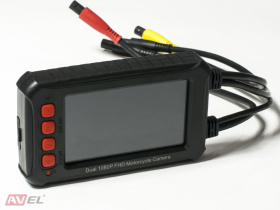Видеорегистратор AVEL AVS540DVR, 2 камеры, GPS