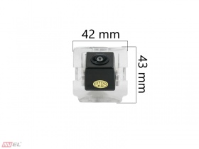 CCD HD штатная камера заднего вида AVS327CPR (#060) для MITSUBISHI OUTLANDER II XL (2006-2012) / OUTLANDER III (2012-...) / LANCER X HATCHBACK / CITROEN C-CROSSER / PEUGEOT 4007